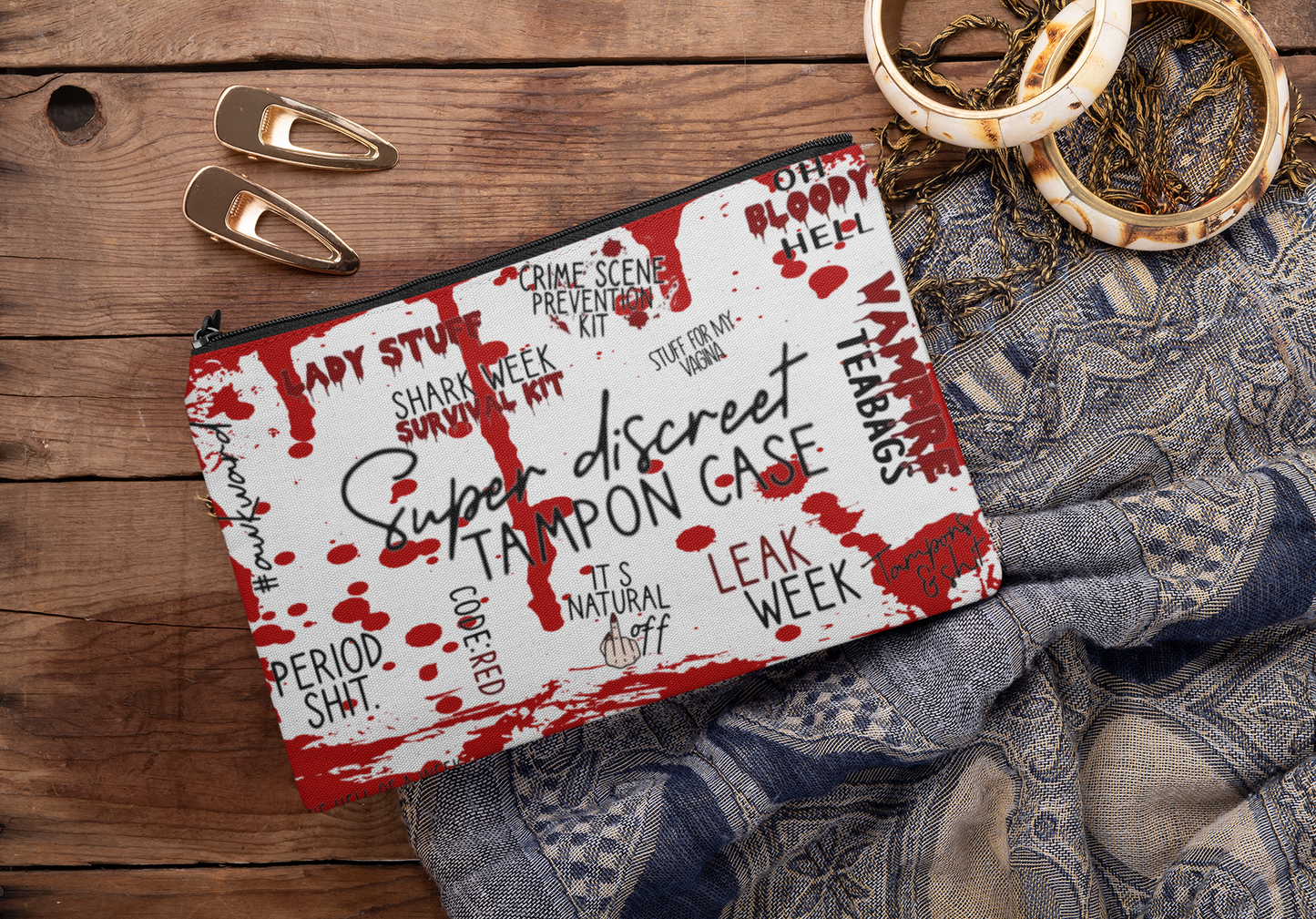 Custom makeup/pencil bag